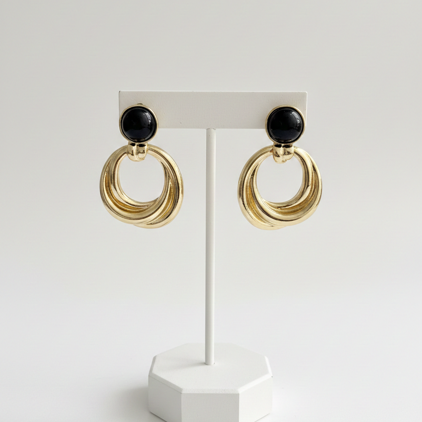 ZEOU'S CALYRA Çoklu Halka Detaylı Küpe