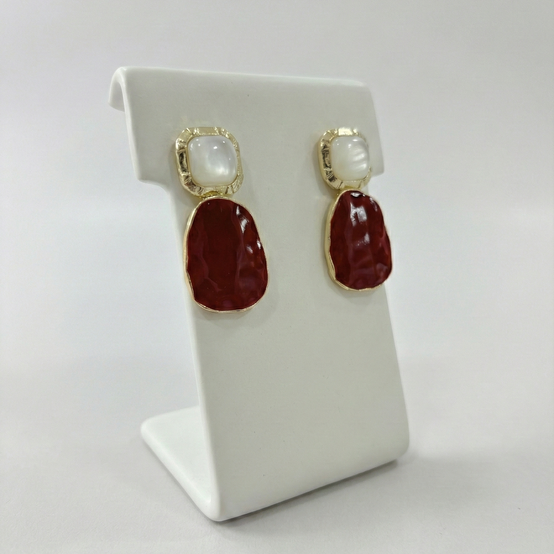 ZEOU'S Aveloria Dokulu Taş Form Küpe