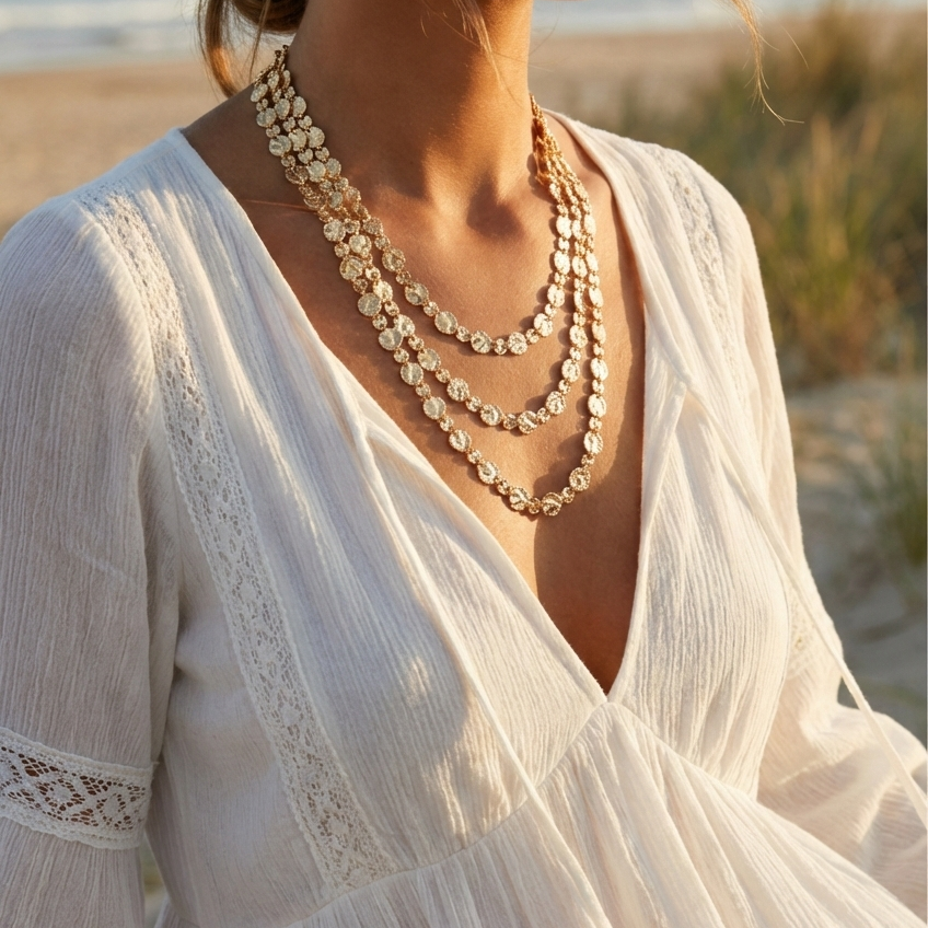 ZEOU’S AUREXIA Katmanlı Kolye