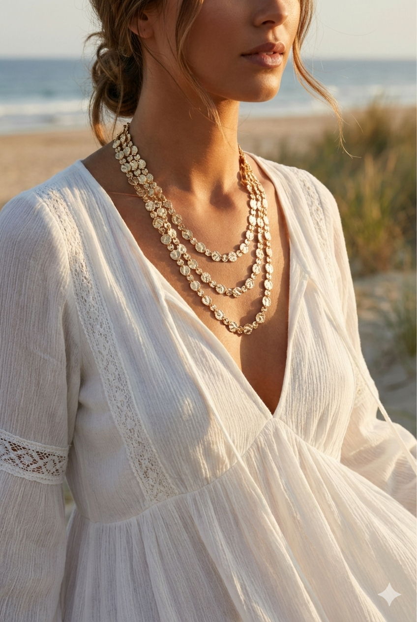 ZEOU’S AUREXIA Katmanlı Kolye