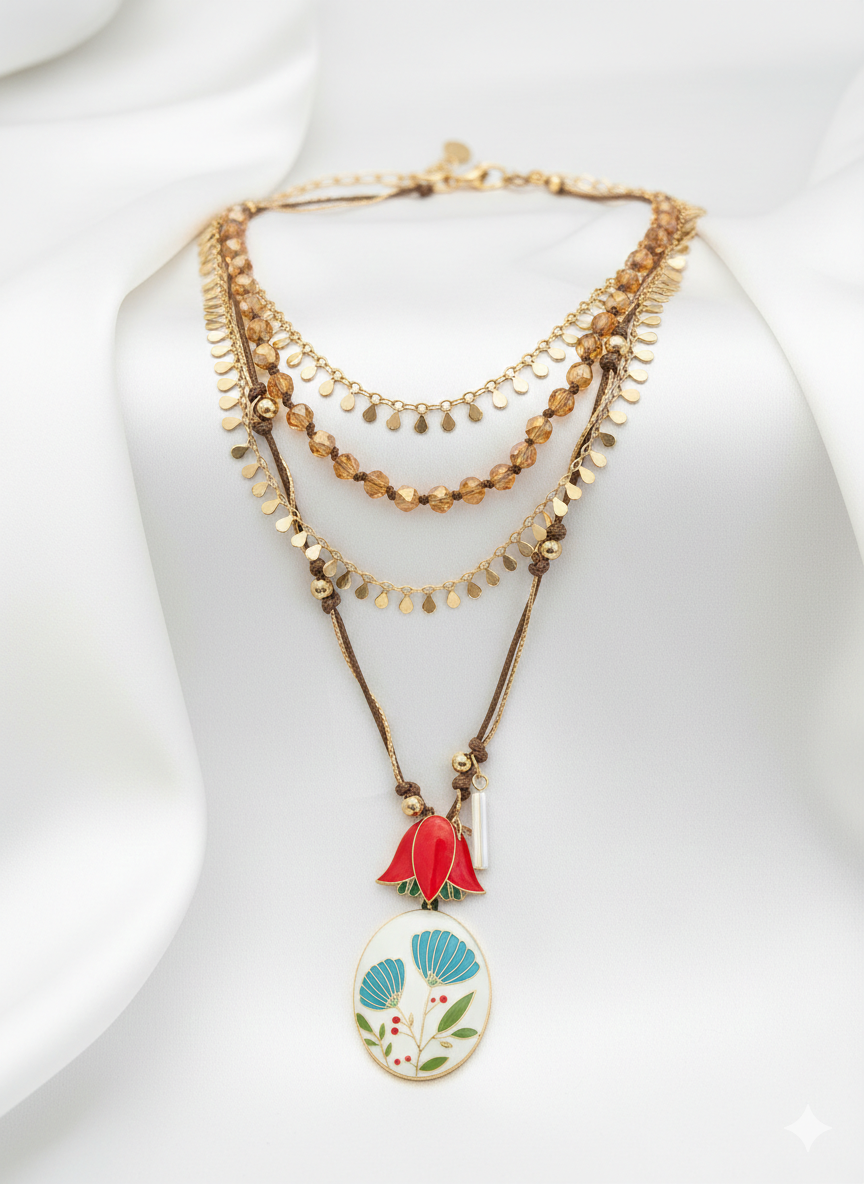 ZEOU’S FLORAVÉ Charm Kolye