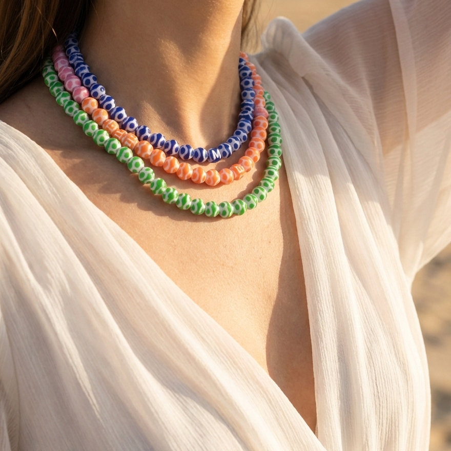 ZEOU’S VIVORA Boncuk Kolye