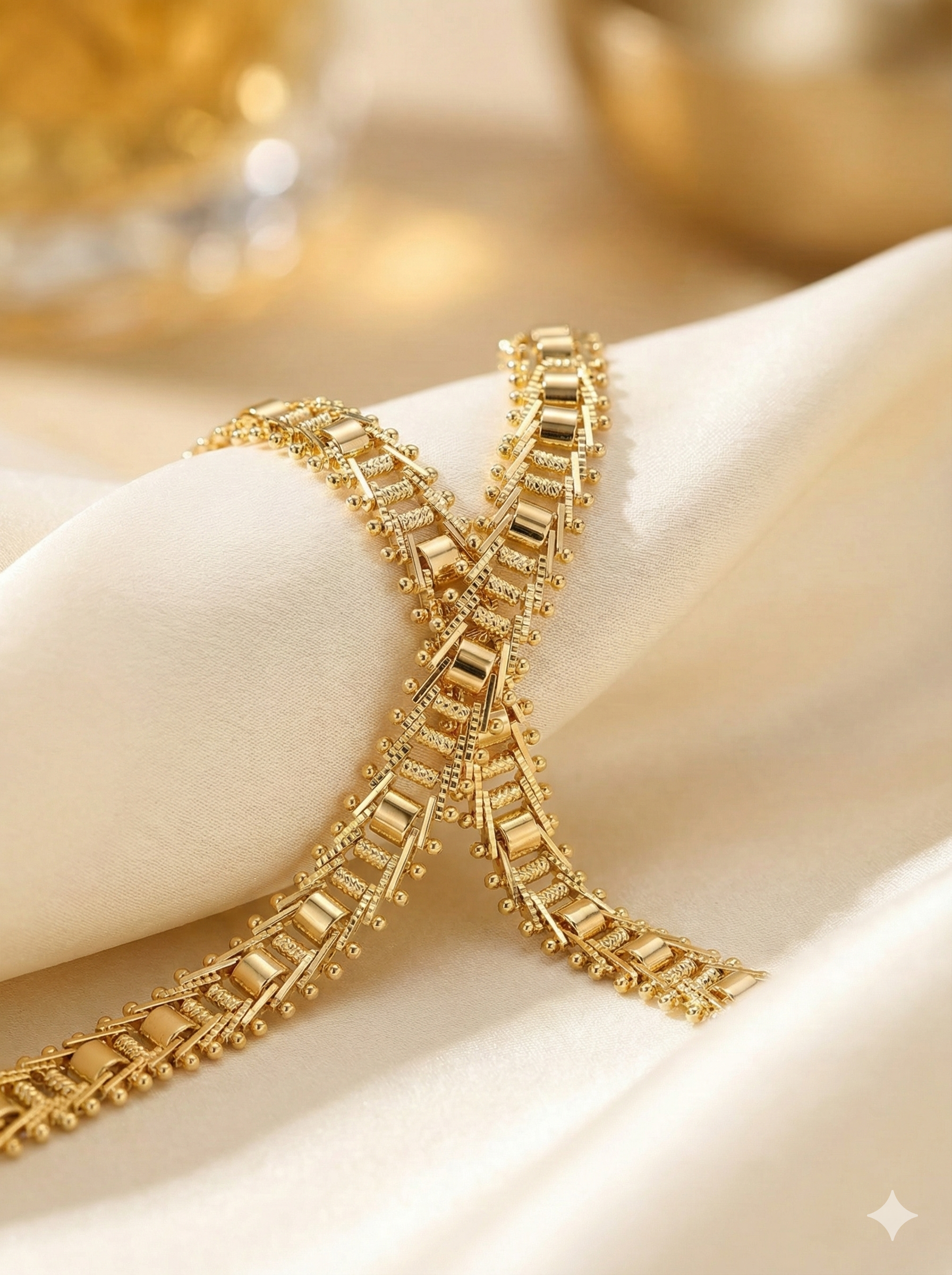 ZEOU’S LUMERA Işıltılı Zincir Bileklik