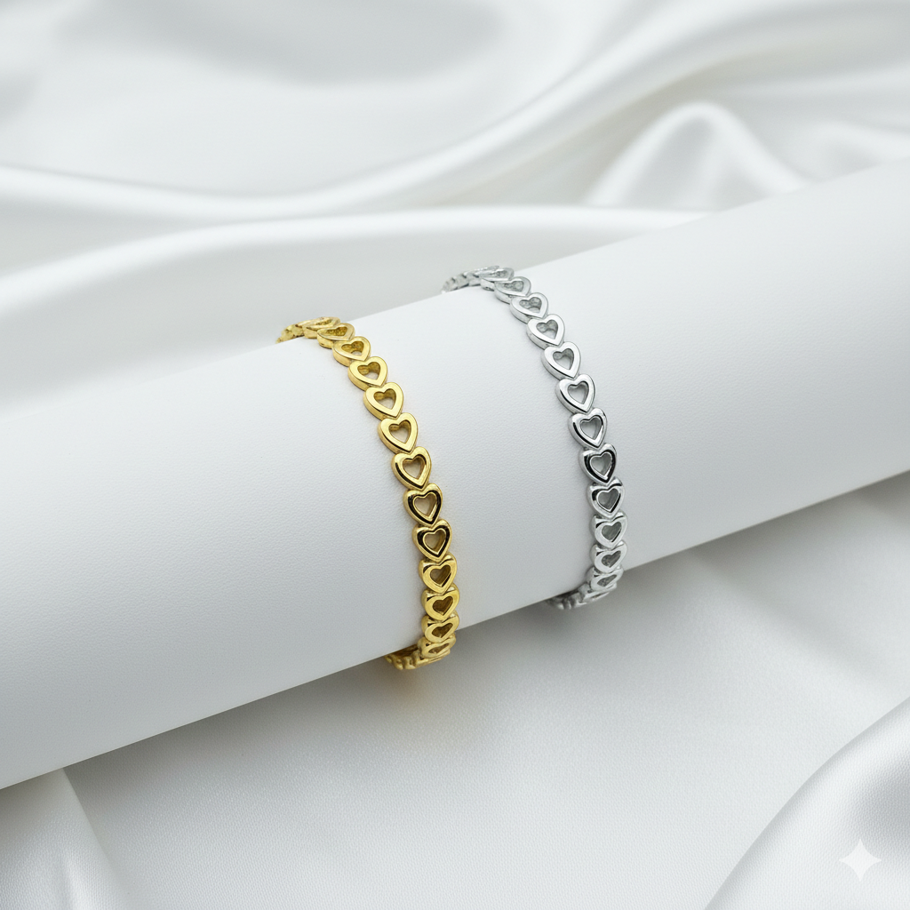 ZEOU’S AMORA Kalp Detaylı Bileklik