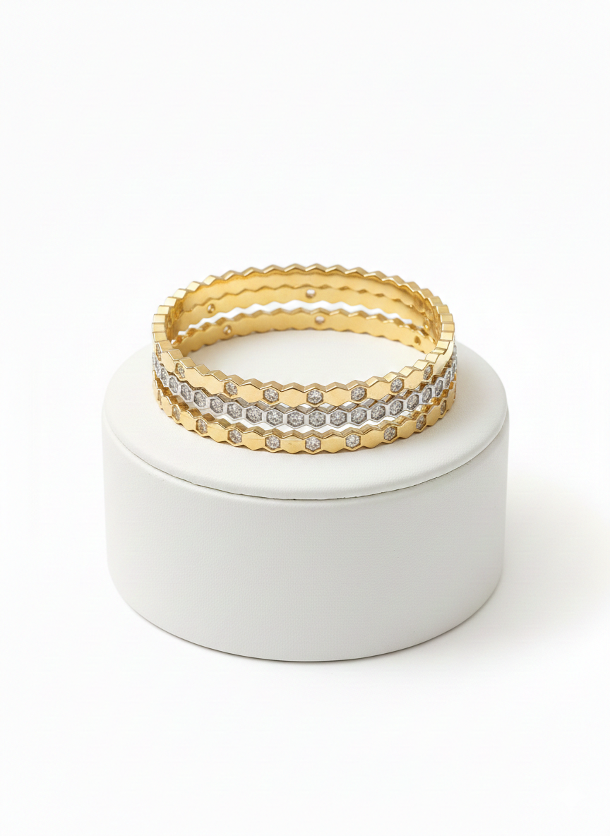 ZEOU’S HEXARIA Taşlı Bileklik