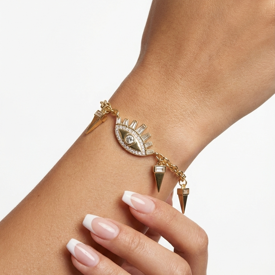 ZEOU’S ICONIC EYE Zincir Bileklik