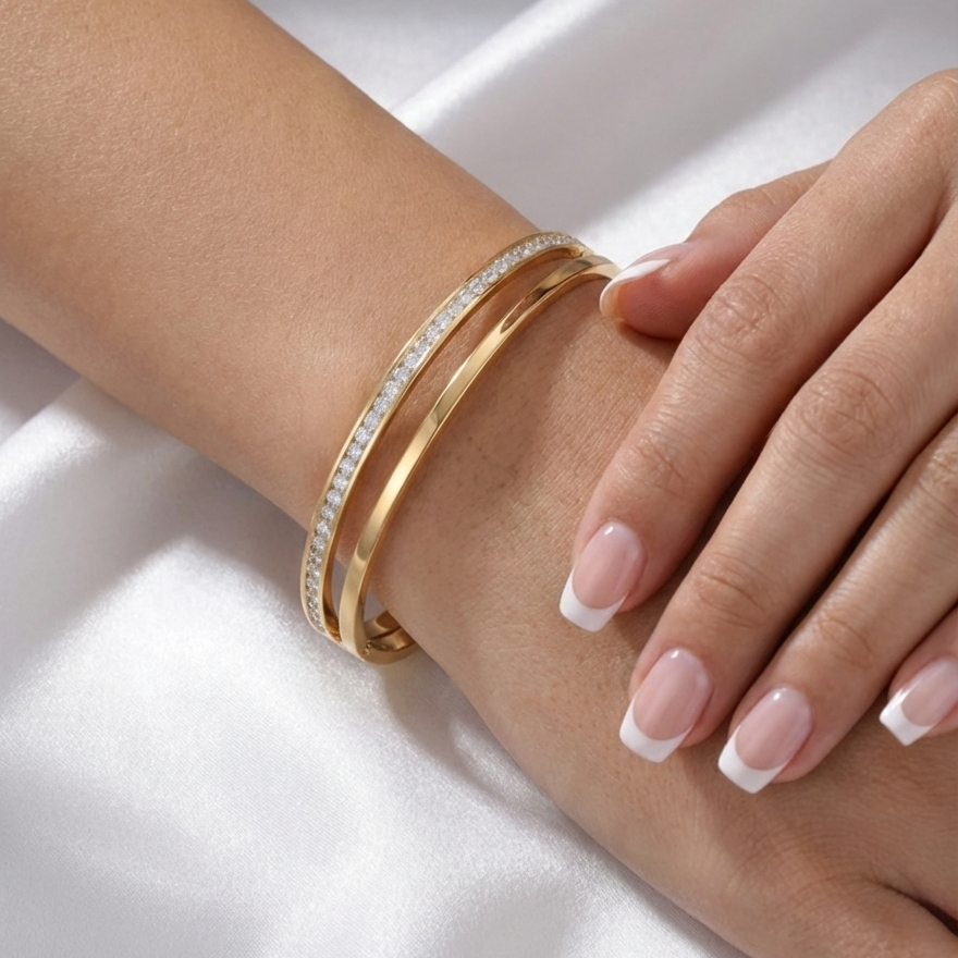 ZEOU’S AURELIA Taş Şeritli Bileklik