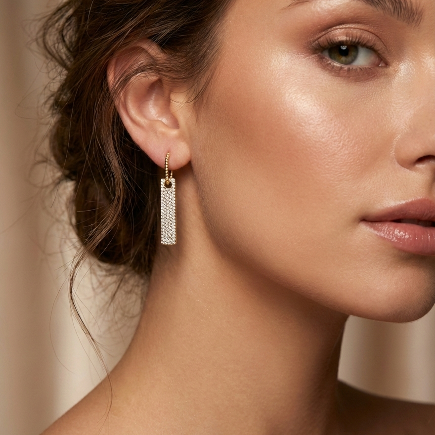 ZEO'US Pavé Rectangle Bar