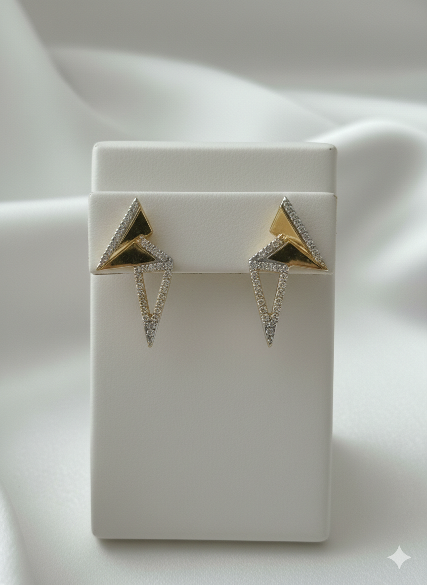 ZEO'US Radiant Flare Studs