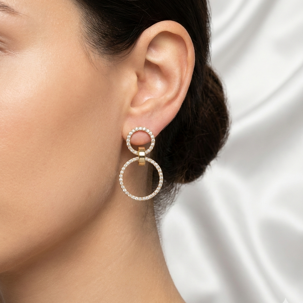 ZEO'US Aura Hoops Earing